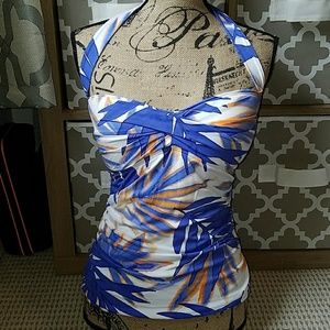 Floral Tankini Swim Top