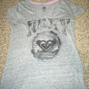 Grey roxy brand name shirt!