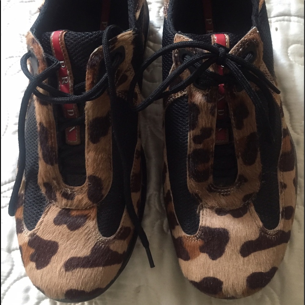 Prada Ponyhair Sneakers