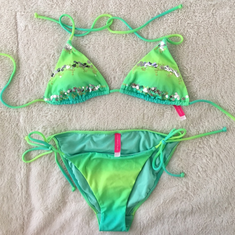 BNWOT! Victoria's Secret Sequined Bikini 👙