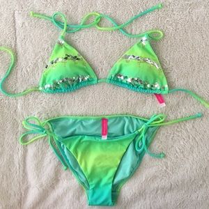 BNWOT! Victoria's Secret Sequined Bikini 👙