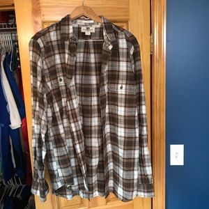 Dockers brown flannel
