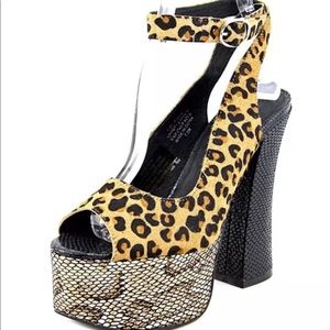 Jeffrey Campbell Calypso Open Toe Platform Heel