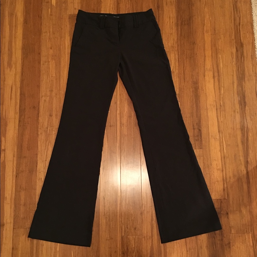 Black Old Navy Size 2 Tall Mid-Rise Dress Pants