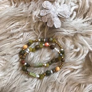 Earth tones handmade bracelet bundle ✨🌙☀️
