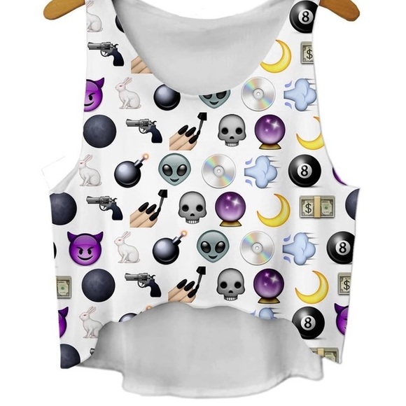 🌟HP💫👽💀Alien Emoji Top💀👽 - Picture 2 of 2