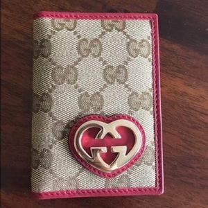 Authentic Gucci card case