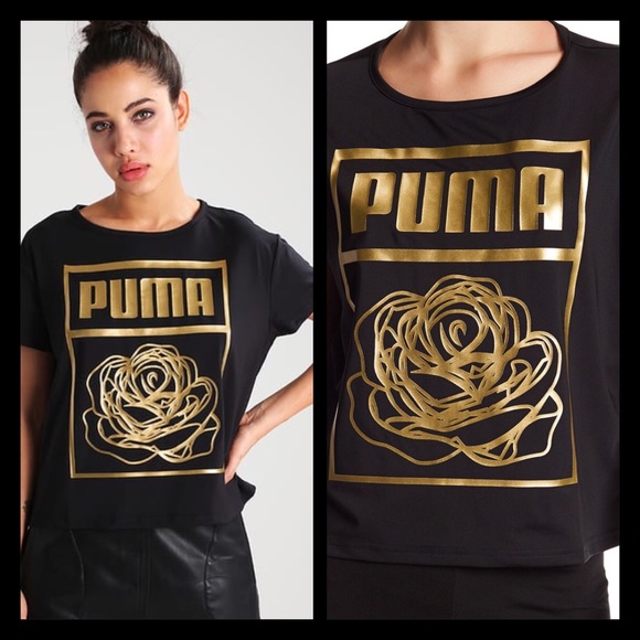 Puma Tops - CAREAUX x Puma Casual Activewear Top