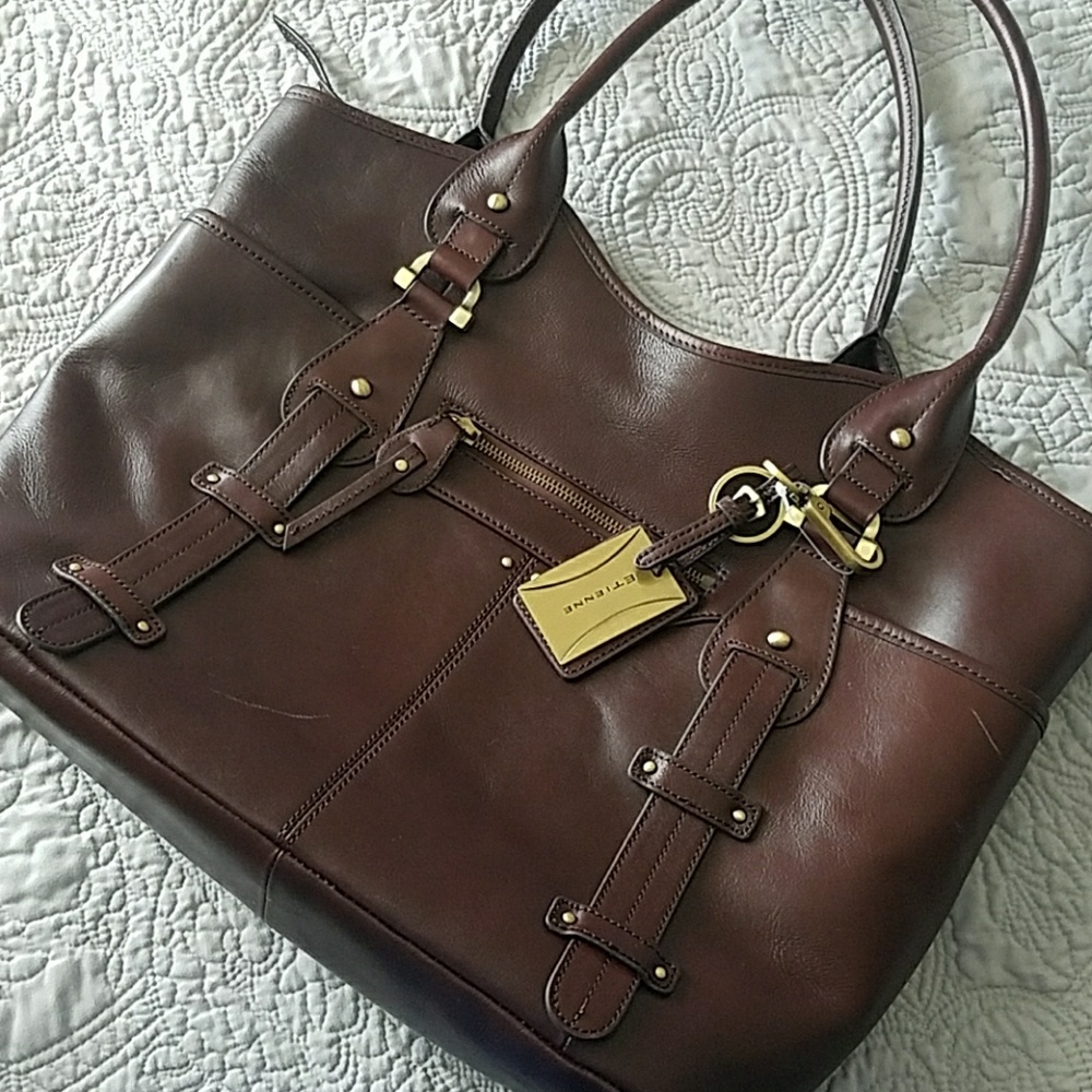 SOLD 🚫 Etienne Large Brown Handbag