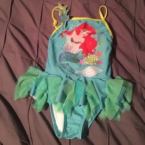 Disney Ariel toddler bathing suit 3T