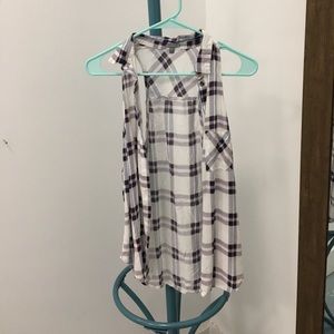 Flannel Tank Top