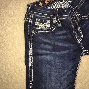 Rock Revival cuffed skinny jeans