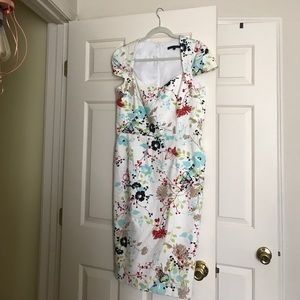 Knee length garden party dress