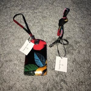 NWT Vera Bradley Luggage Tag & Lanyard!