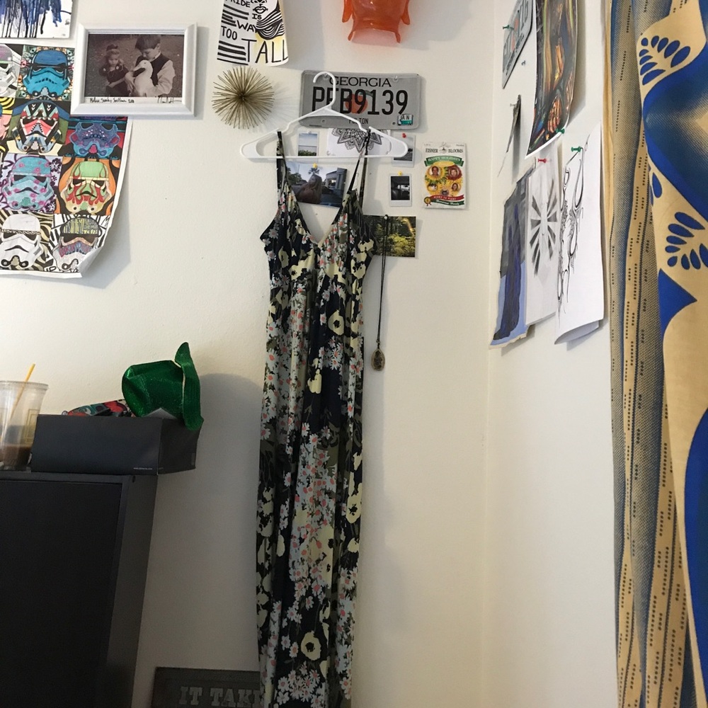 Floral free people maxi dress