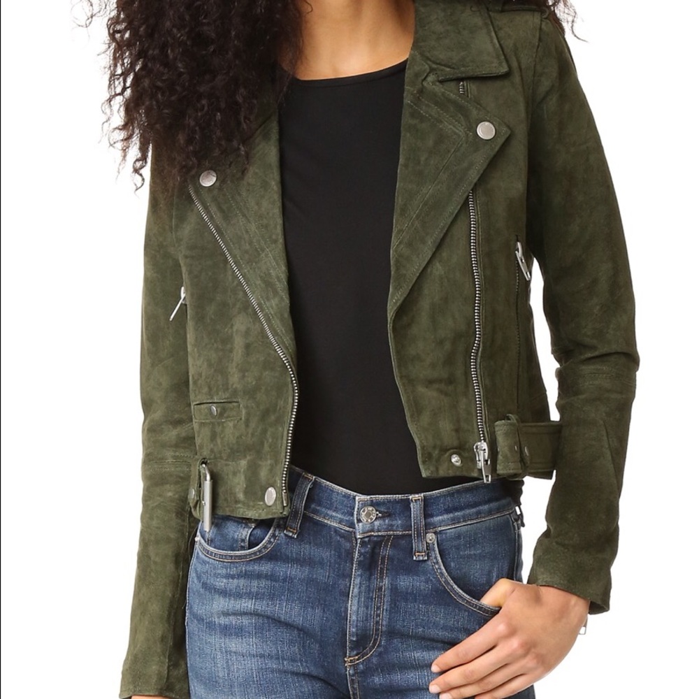 BLANKNYC Suede Moto Jacket