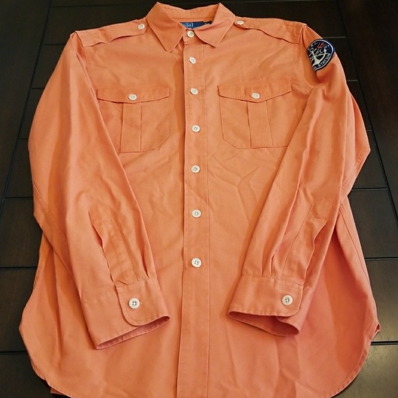 Polo Ralph Lauren LS military naval station medium - Picture 2 of 4