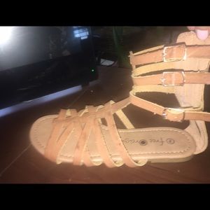 Sandals. Never worn. Size 7