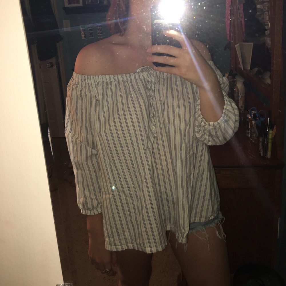 Madewell off the shoulder top