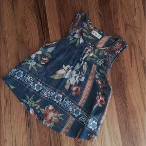 Hollister Floral Tank