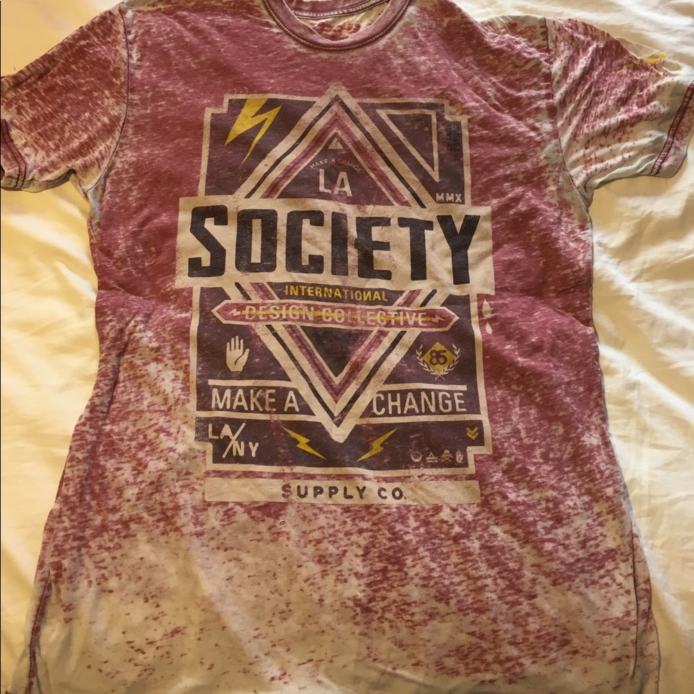 Men's XL cotton LA Society Tee