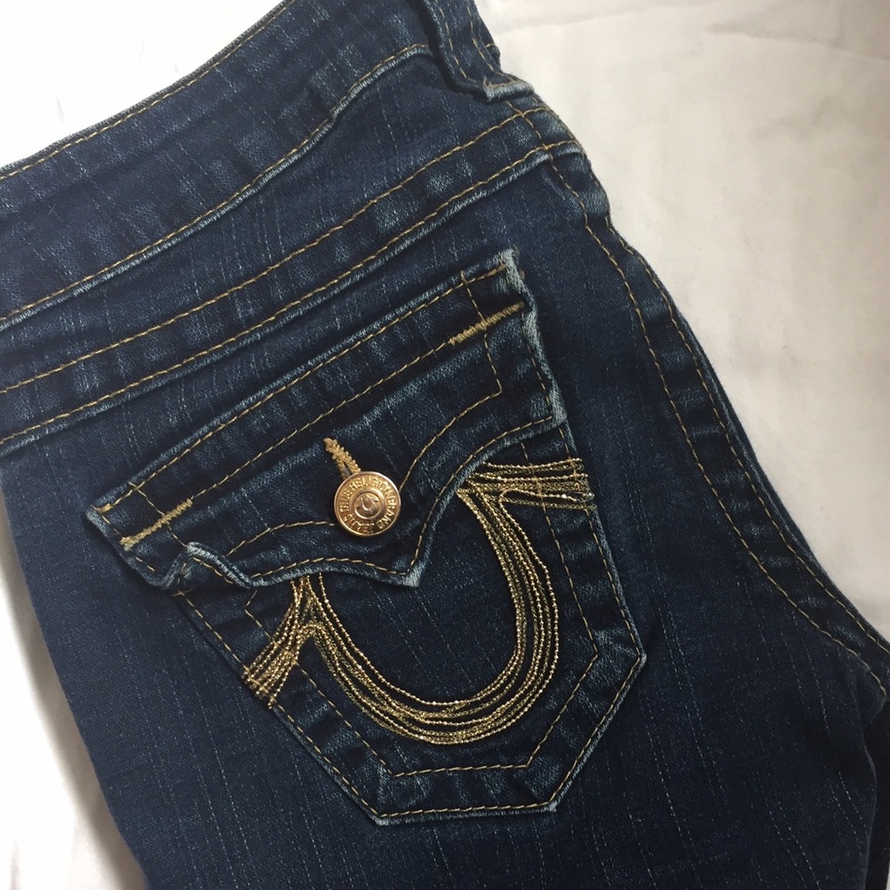 TRUE RELIGION Jeans Size 27- gold detail