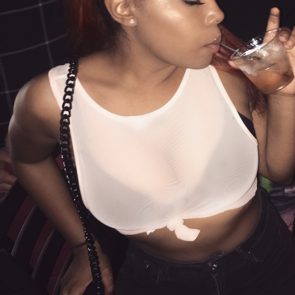 Mesh Crop Top