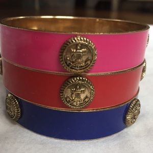 SET OF 3 - Nautical Bangle Bracelets