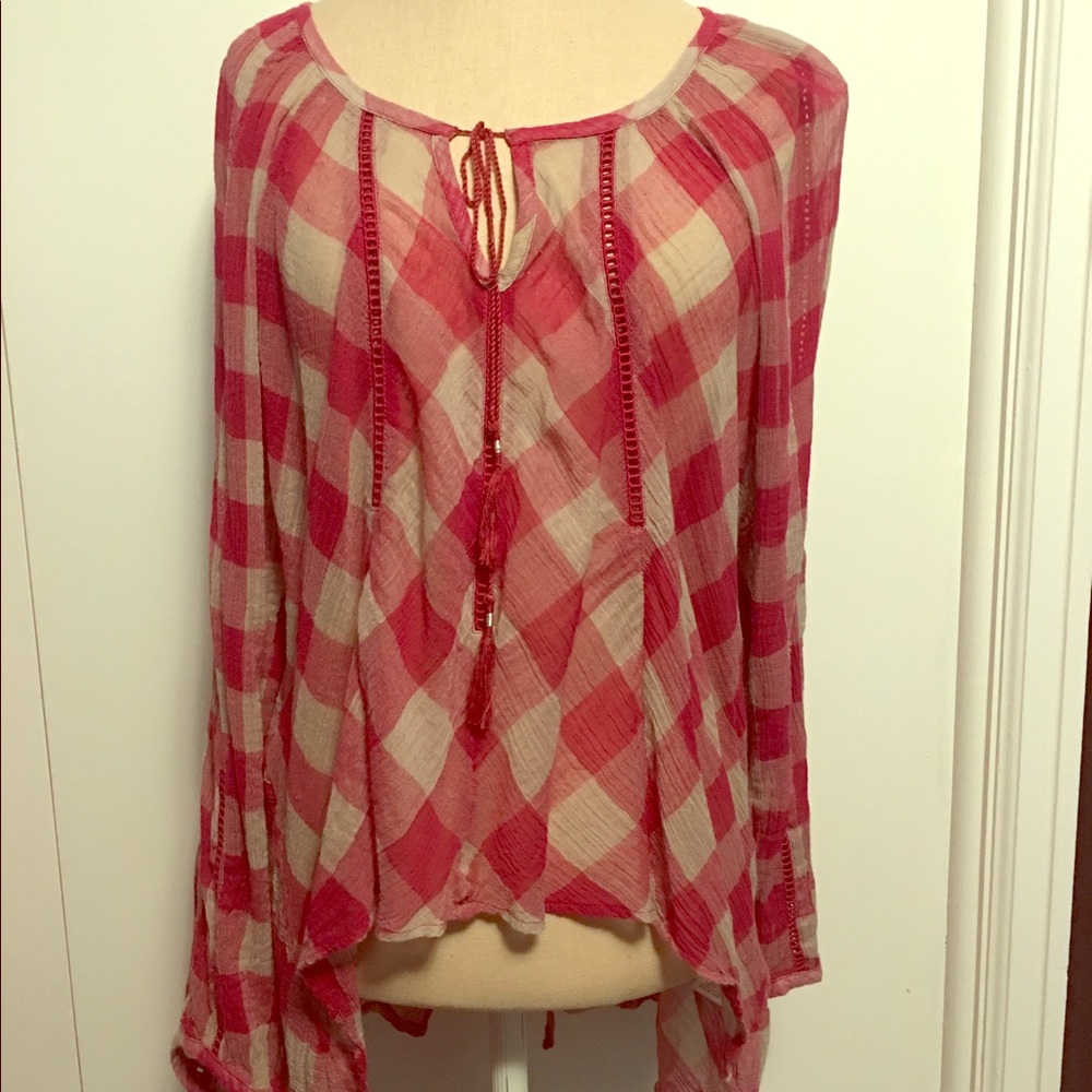 FREE PEOPLE LONG BLOUSE!