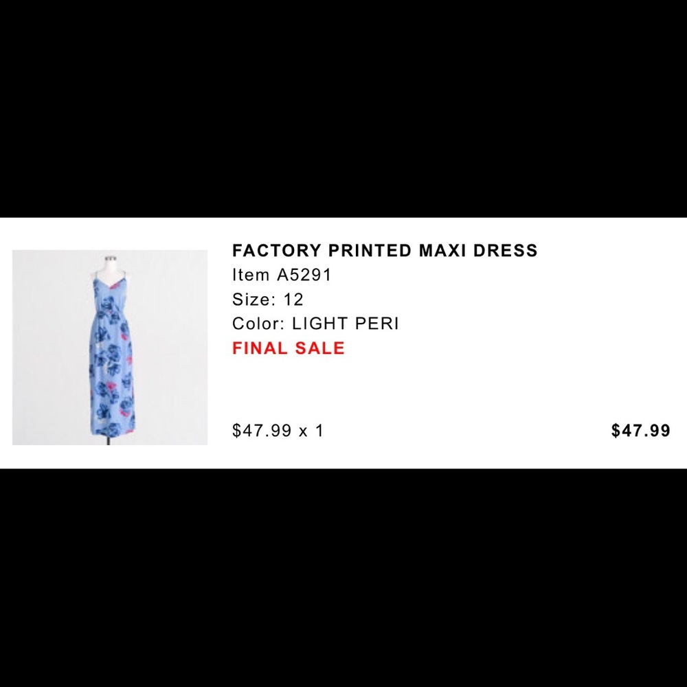 Jcrew Maxi Dress