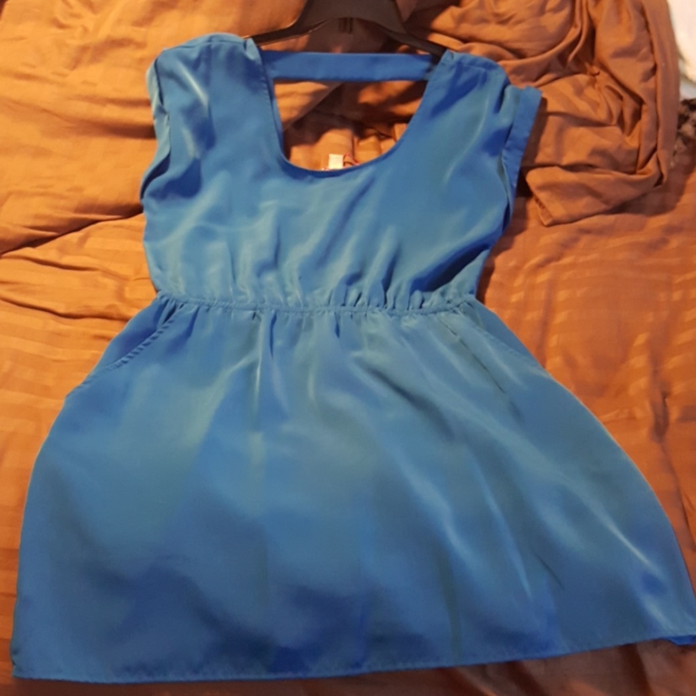 Blue dress