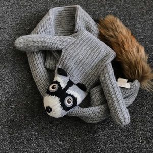 Kate spade raccoon scarf