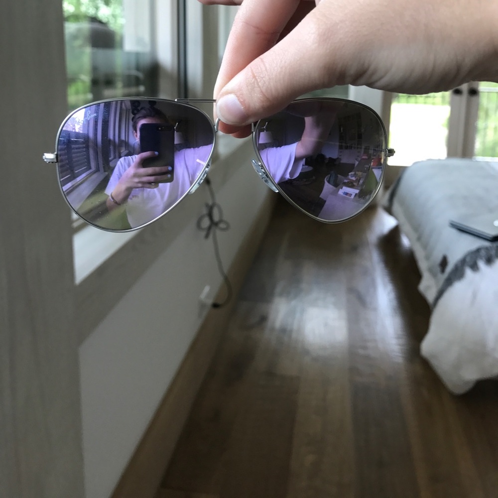 Ray Ban aviators plus case