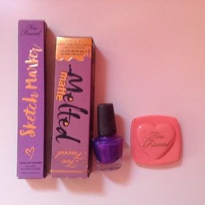 Brand New Too Faced melted lipstick ,sketch marker