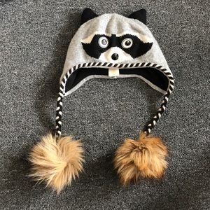 Kate spade raccoon hat