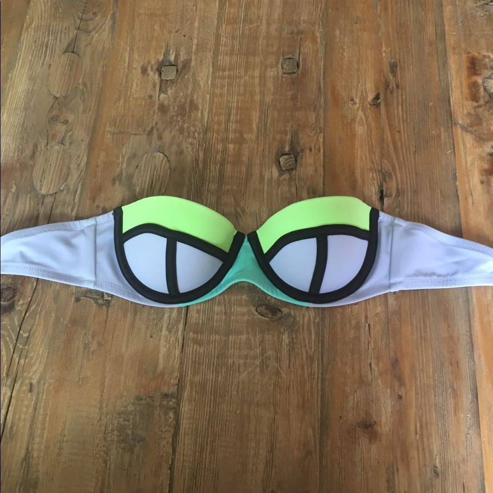 Victoria's Secret color block swim top