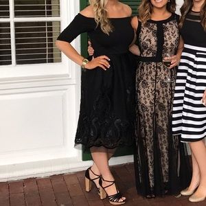 Black, Off-the-shoulder dress by Gianni Bini