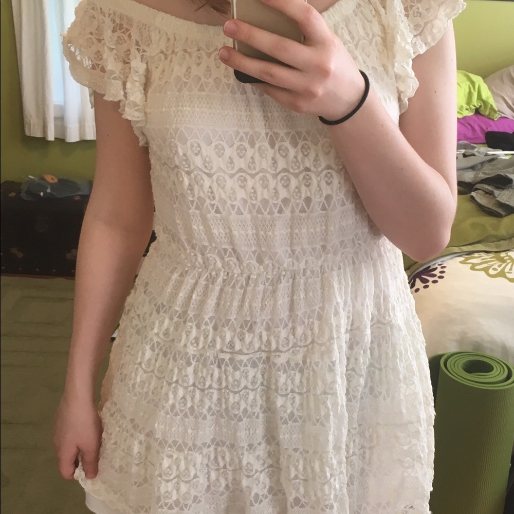 White Lace Dress