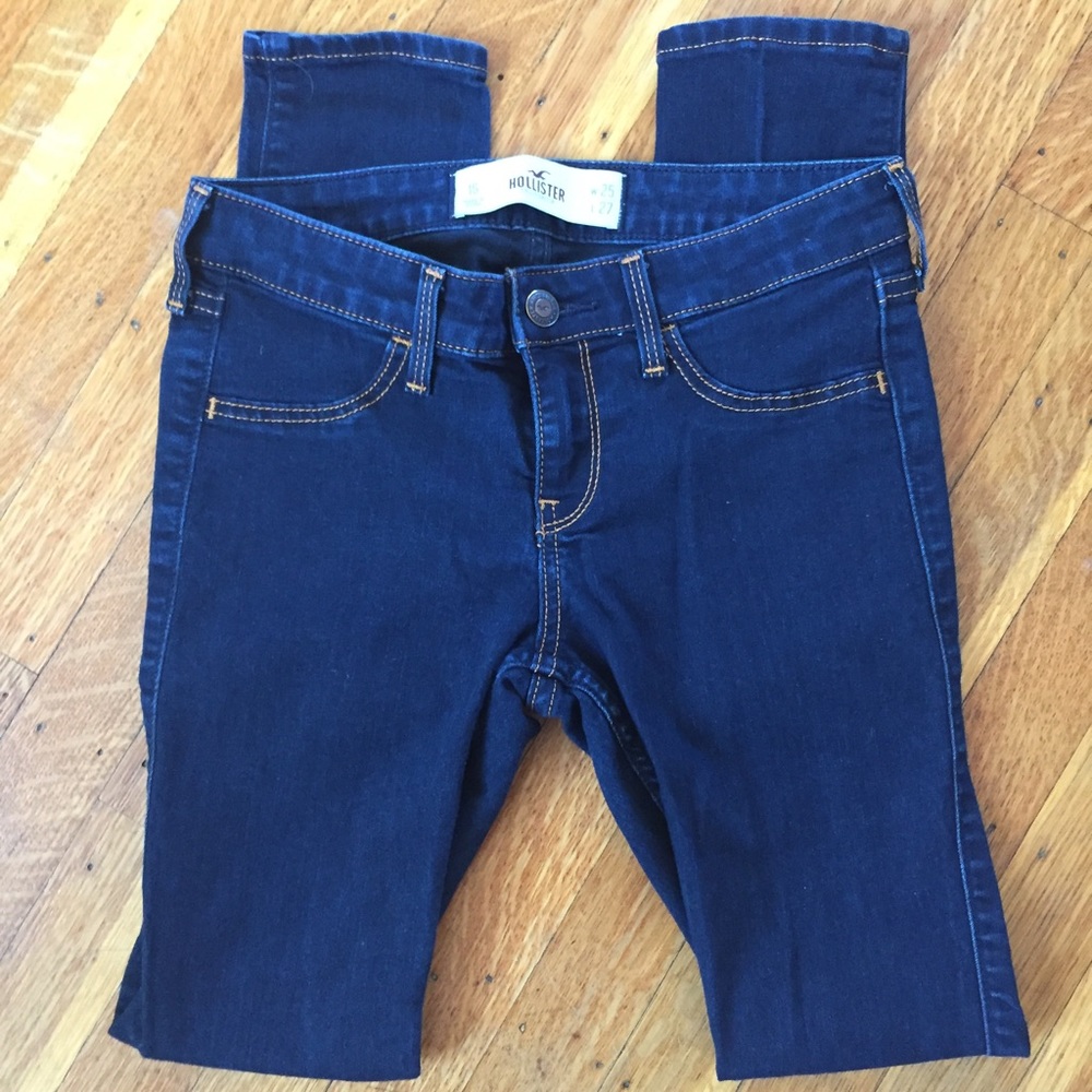 NWOT Super Skinny Navy Hollister Jeggings