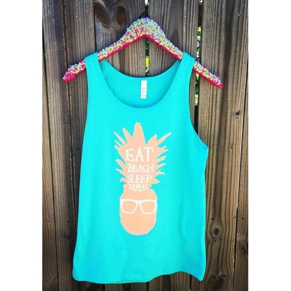SOLD OUT! Pineapple Beach Tank - Picture 2 of 4
