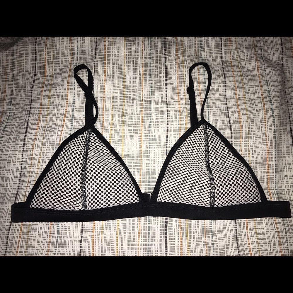 Mesh Triangle Bikini Top
