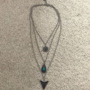Silver Layered Necklace