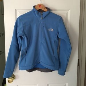 Blue north face jacket