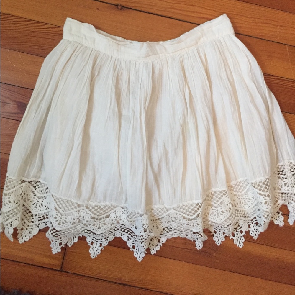 White lace skirt from Nordstrom!