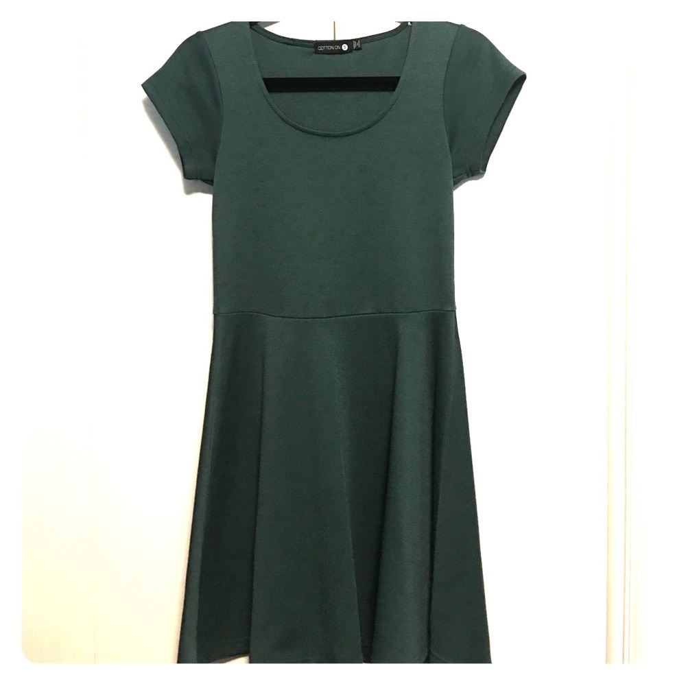 Forrest Green Short Sleeve Dress