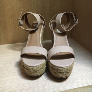 Steve Madden | Shoes | Steve Madden Nude Wedge | Poshmark