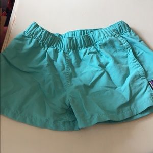 Teal Patagonia shorts