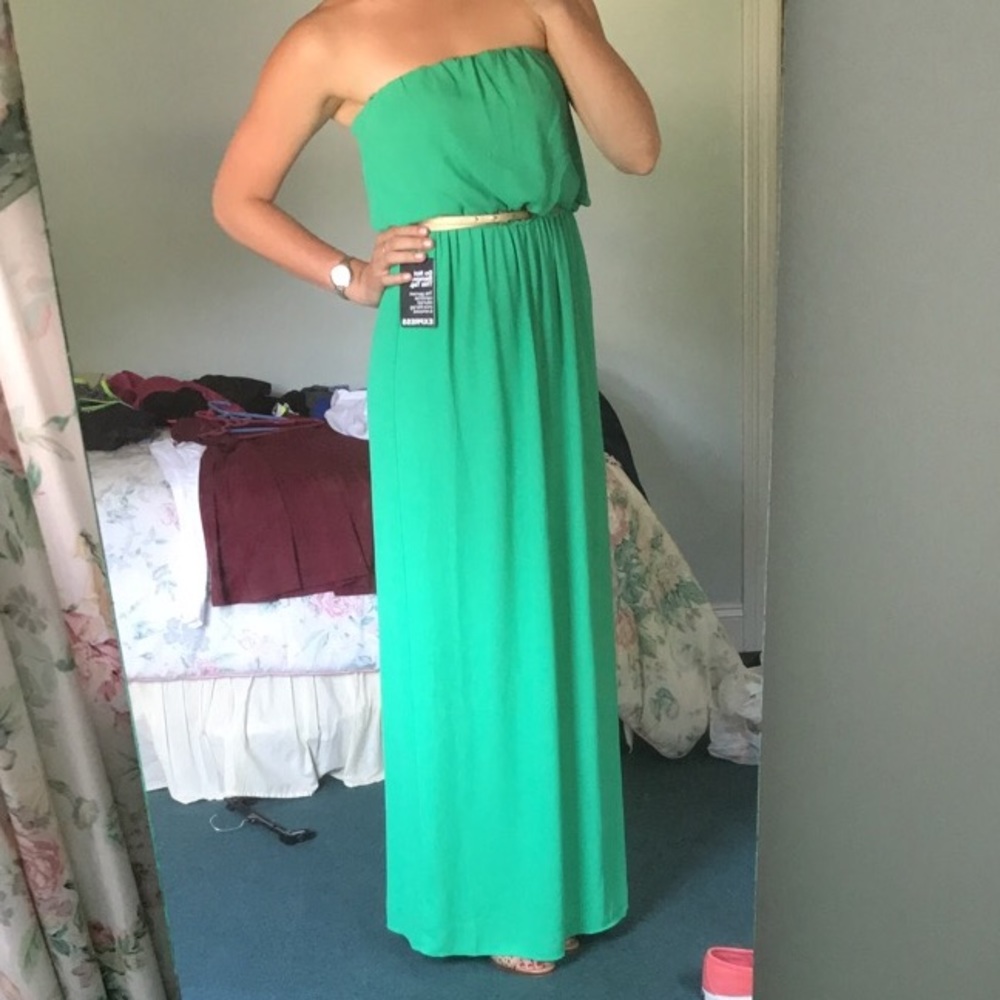 Express chiffon dress