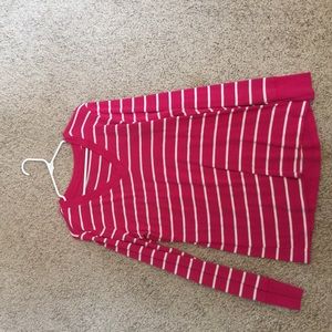 XL Gap long sleeved striped shirt