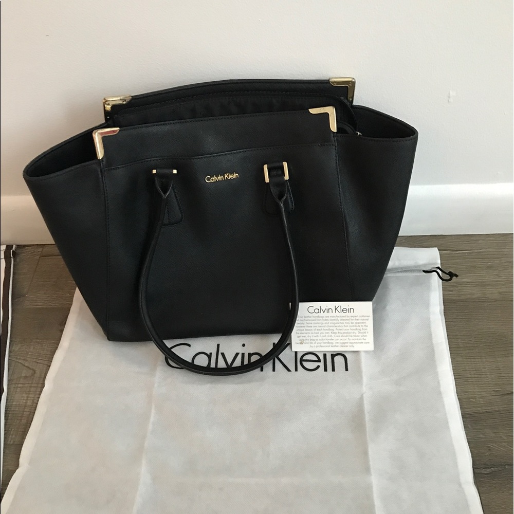 Black Calvin Klein Tote Bag